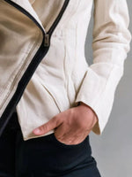 Asymmetric Zipper Long Sleeve Jacket