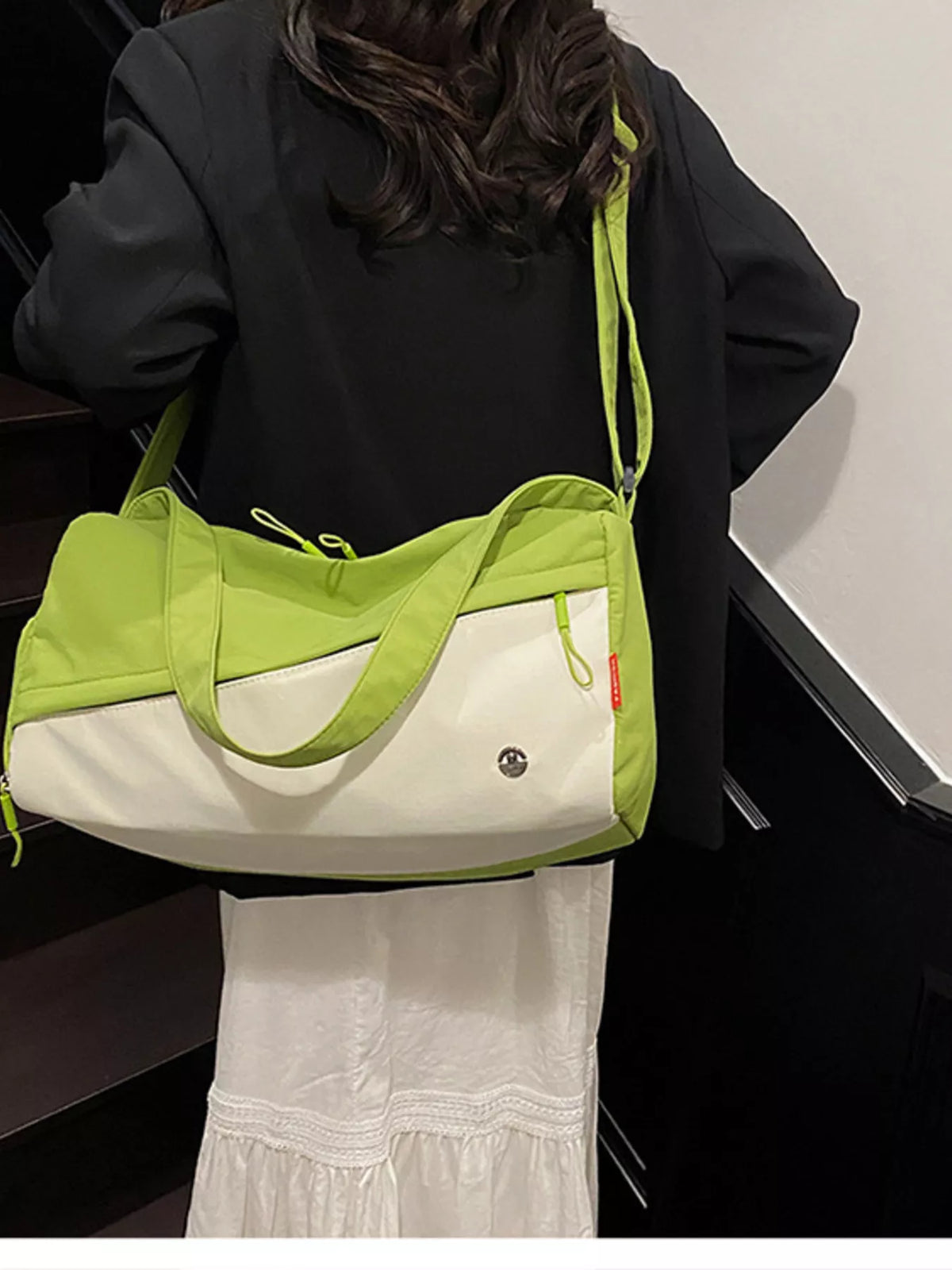 Color Block Travel Bag
