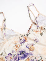 Floral Print Bodycon Maxi Dress with Spaghetti Straps - Ladyez