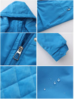 Full Size Hooded Mid-Length Windproof Outerwear Plus Size