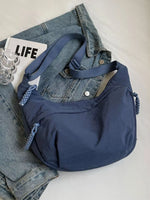Casual Solid Color Lightweight Crossbody Bag