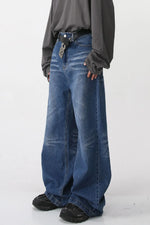 Wide Leg Jeans with Pockets