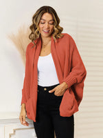 Angel Wings Open FrontCardigan with Pockets
