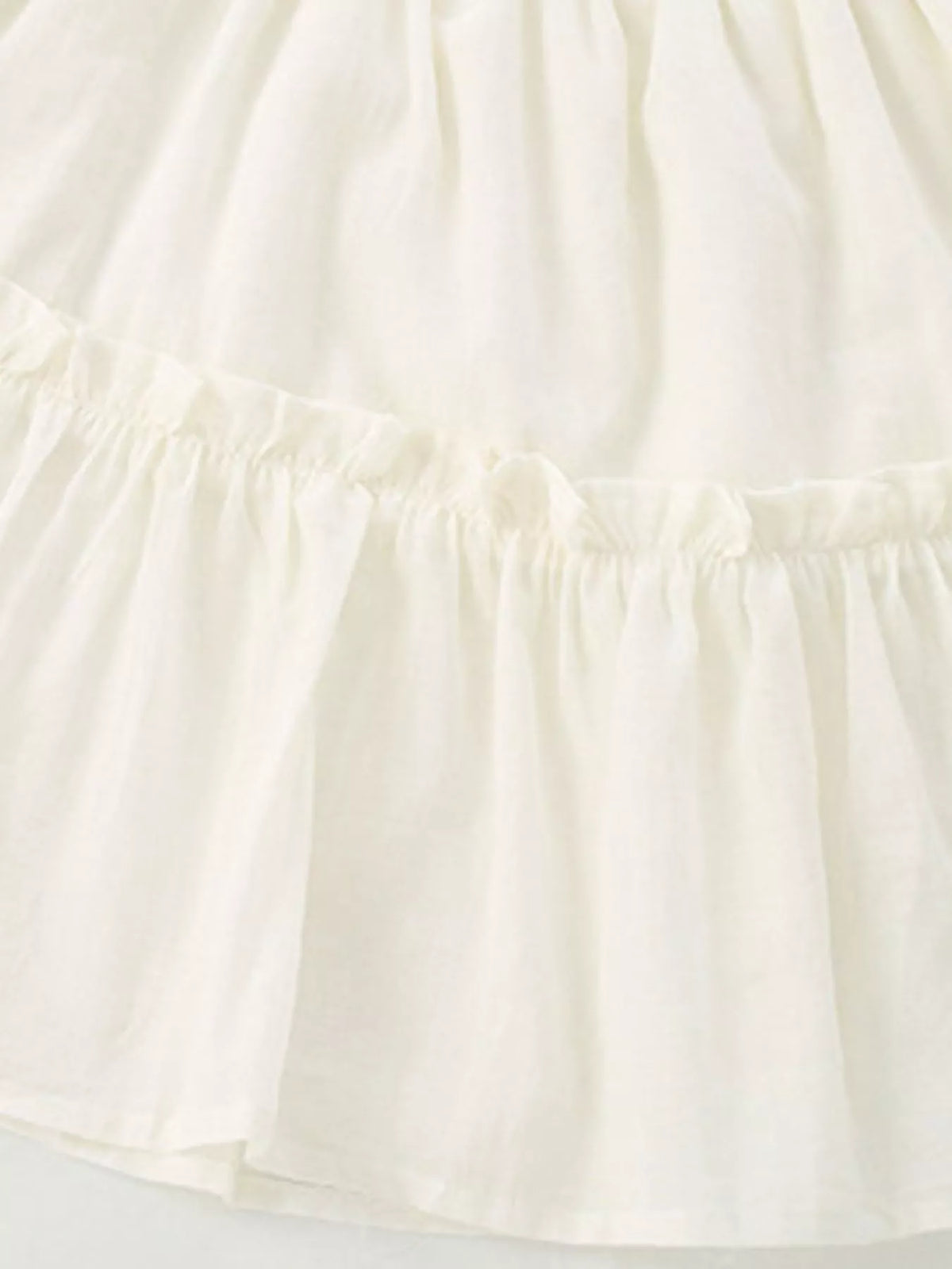 Children's Smocked Puff Sleeve Tiered Dress