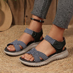 Open Toe Woven Strap Sandals
