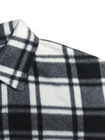 Plaid Button-Up Jacket