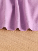Children's Crop Top & Ruched Dress Set