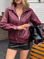 Zip Up Long Sleeve Jacket