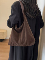 Vintage Suede Shoulder Bag