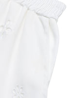 Embroidered Lace Hem Shorts