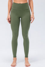 Wide Waistband Slim Fit Active Leggings - Ladyez