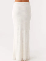 Tie Front Tube Top and Maxi Skirt Set