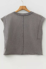 Mineral Wash Boxy Fit Cotton Tank Top