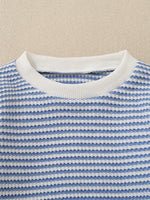 Children's Striped Long Sleeve Top and Pants Set
