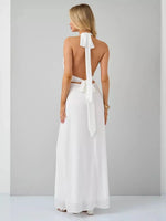 Fredrick Halterneck V-Neck Dress