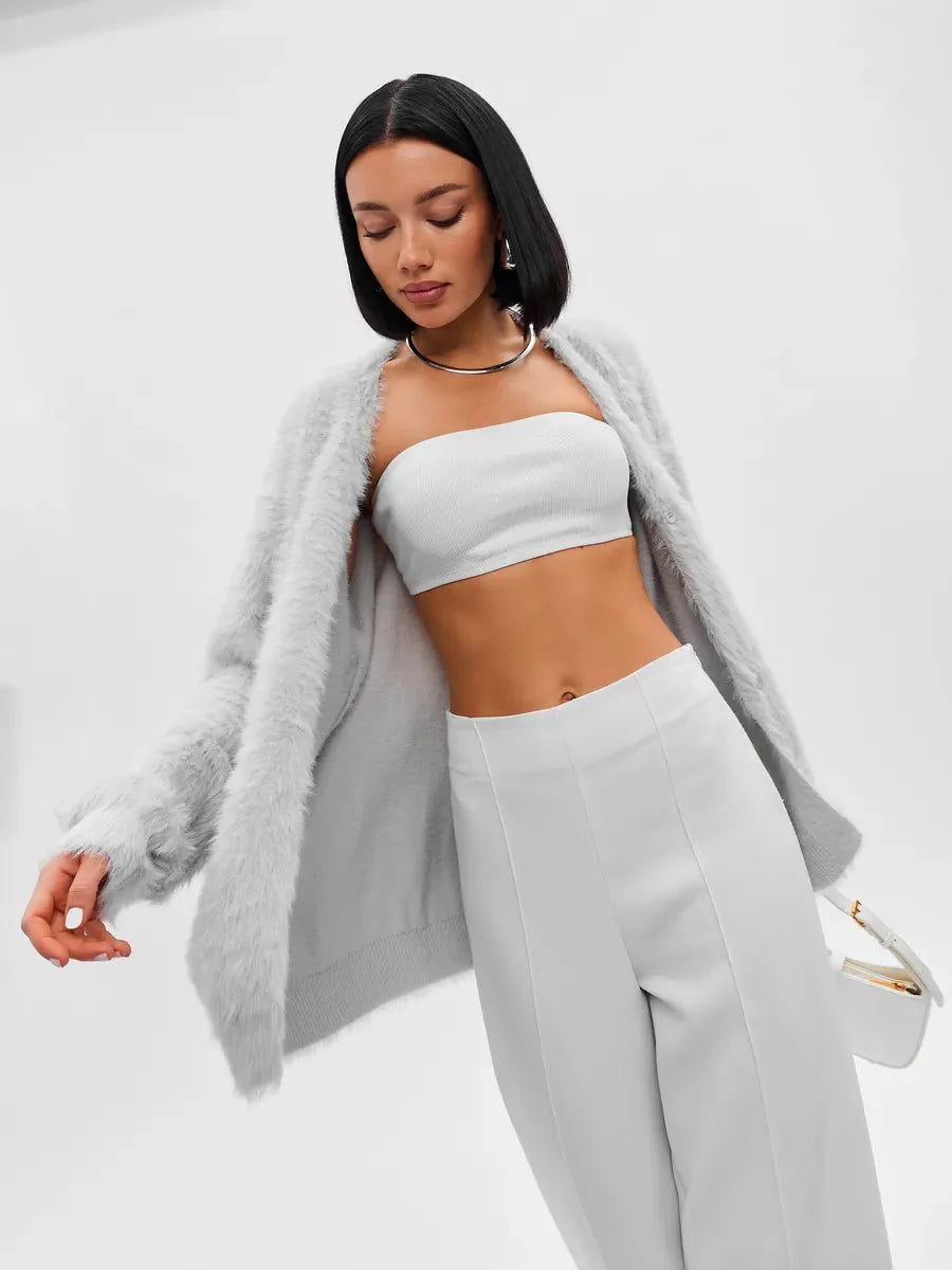 Cozy Priya Loose V-neck Sweater - Fall Essential