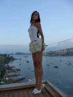 Ruby Strap Tube Top Short Skirt