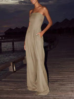 Stylish Samir Loose Tube-top Jumpsuit