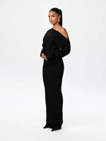 Stella Knitted Evening Dress: Knitted Elegance