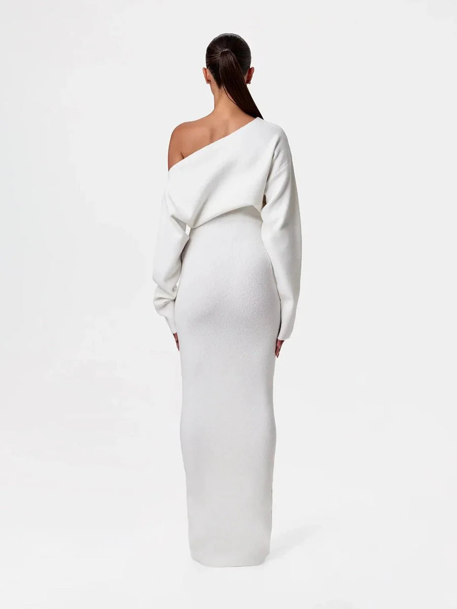 Stella Knitted Evening Dress: Knitted Elegance