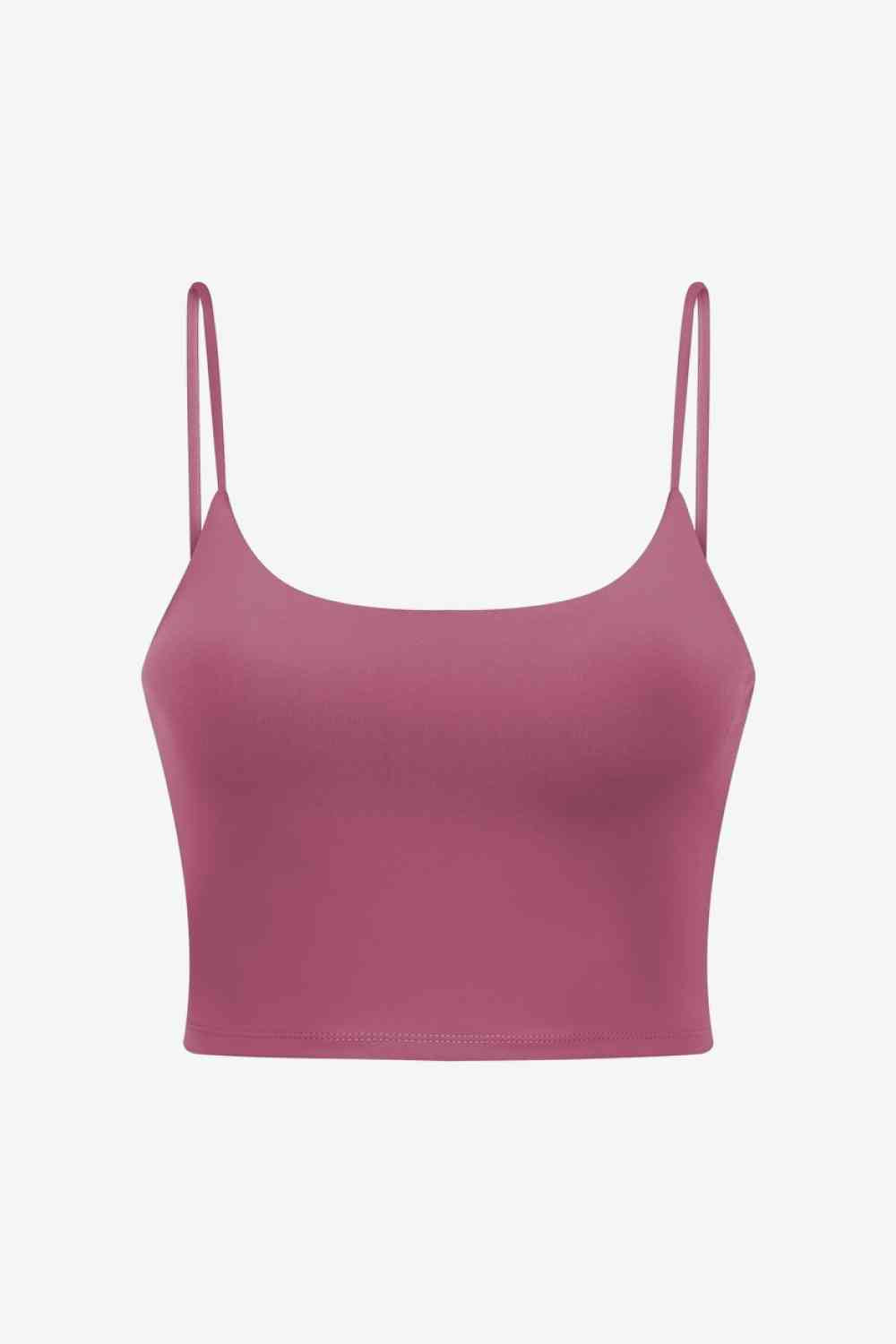 Feel Like Skin Scoop Neck Sports Cami - Ladyez