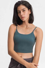 Feel Like Skin Scoop Neck Sports Cami - Ladyez