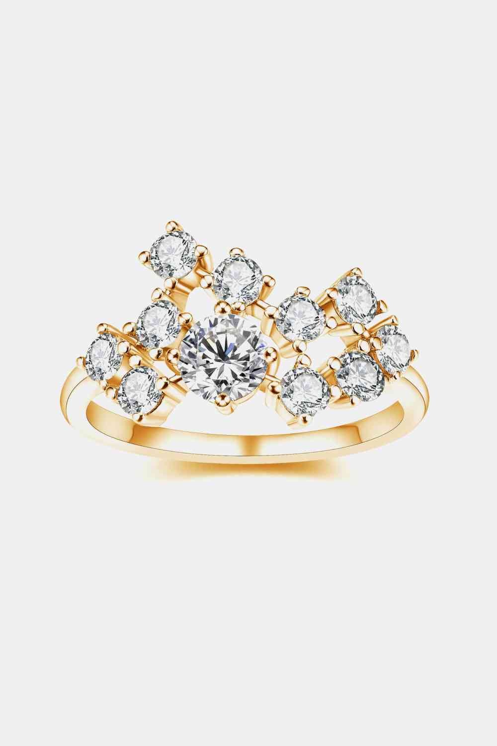 1.2 Carat Moissanite 925 Sterling Silver Ring - Ladyez