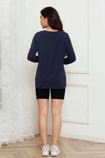 Basic Bae Full Size Round Neck Long Sleeve Top - Ladyez