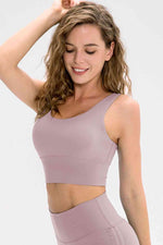 Scoop Neck Long Sports Bra - Ladyez