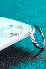 Minimalist 925 Sterling Silver Rhodium-Plated Ring - Ladyez