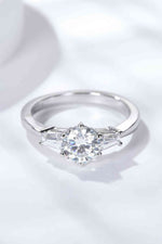 Loyal Love 1 Carat Moissanite Platinum-Plated Ring - Ladyez