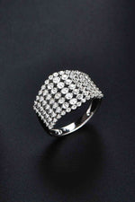 1.21 Carat Moissanite 925 Sterling Silver Ring - Ladyez