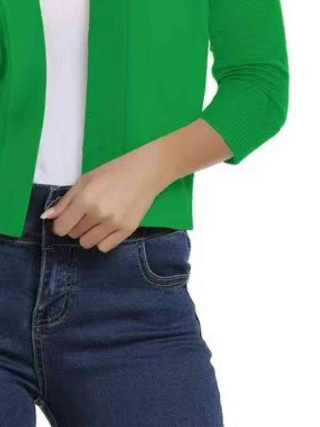 Open Front Cardigan - Ladyez