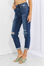 Vervet by Flying Monkey Full Size Distressed Cropped Jeans with Pockets - Ladyez
