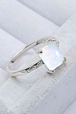 Square Moonstone Ring - Ladyez