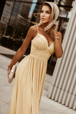 Slit Sweetheart Neck Spaghetti Strap Dress - Ladyez