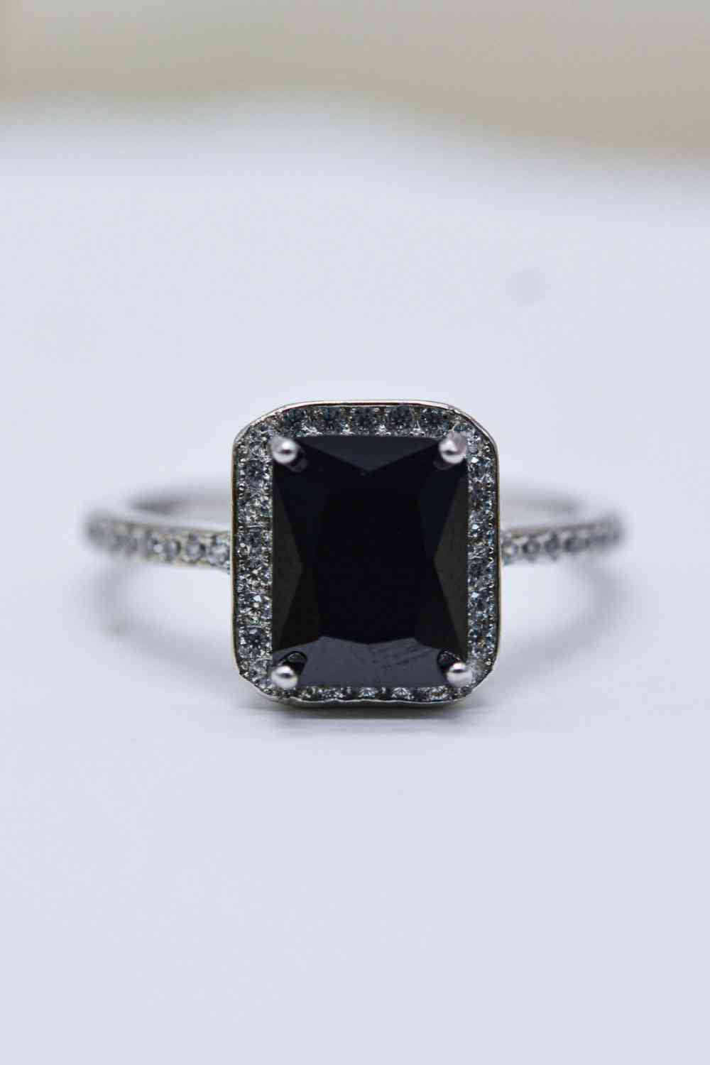 Platinum-Plated Agate Ring - Ladyez