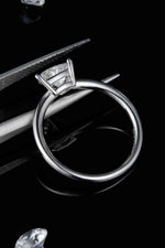 1 Carat Moissanite 925 Sterling Silver Solitaire Ring - Ladyez