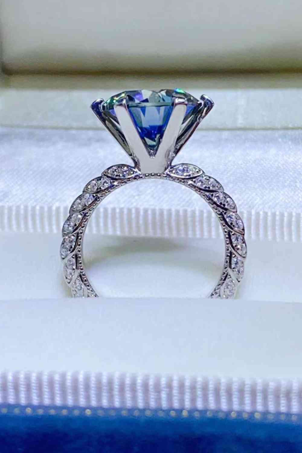 5 Carat Moissanite 925 Sterling Silver Ring - Ladyez