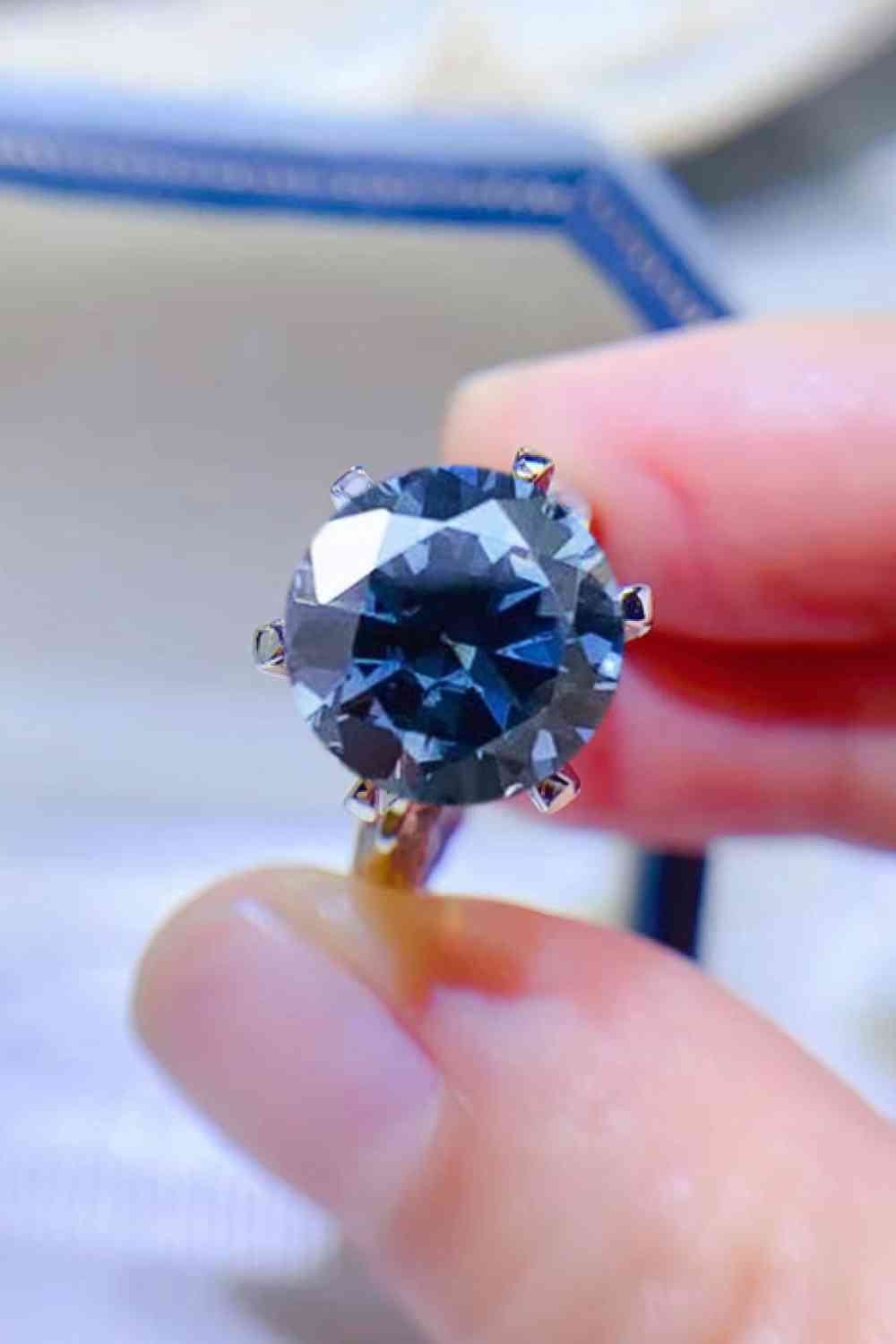 5 Carat Moissanite 925 Sterling Silver Ring - Ladyez