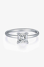 1 Carat Moissanite 925 Sterling Silver Solitaire Ring - Ladyez