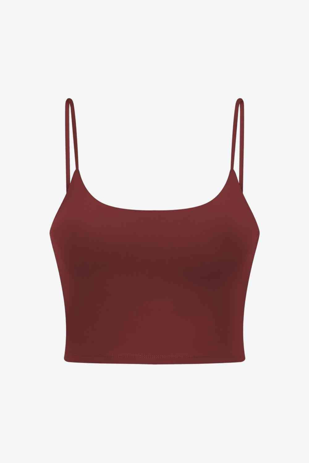 Feel Like Skin Scoop Neck Sports Cami - Ladyez