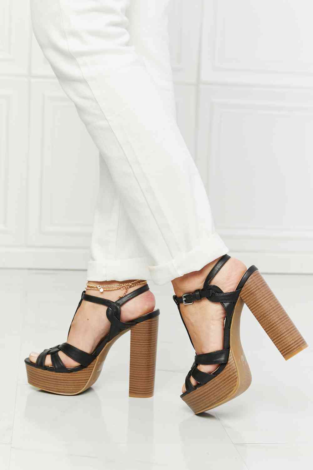 Legend She's Classy Strappy Heels - Ladyez