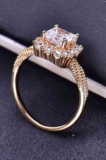 1 Carat Moissanite Twisted Ring - Ladyez