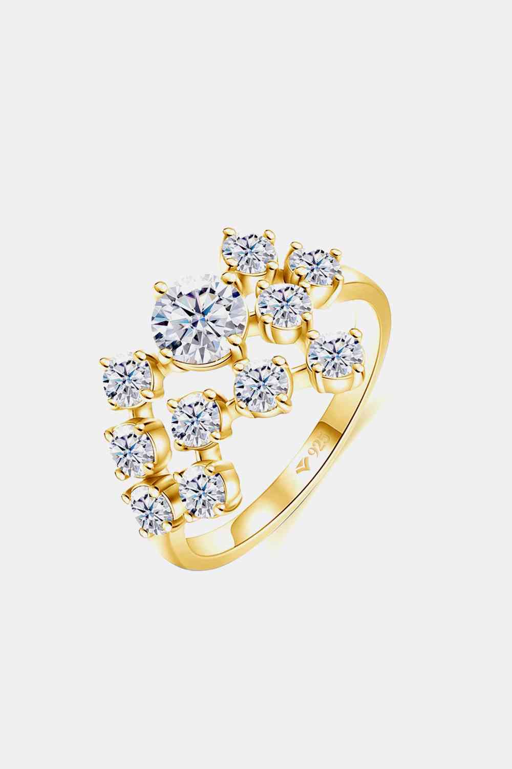 1.2 Carat Moissanite 925 Sterling Silver Ring - Ladyez