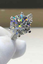 5 Carat Moissanite 6-Prong Ring - Ladyez