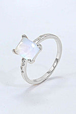 Square Moonstone Ring - Ladyez