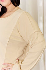 HEYSON Full Size Mineral Wash Thermal Top - Ladyez
