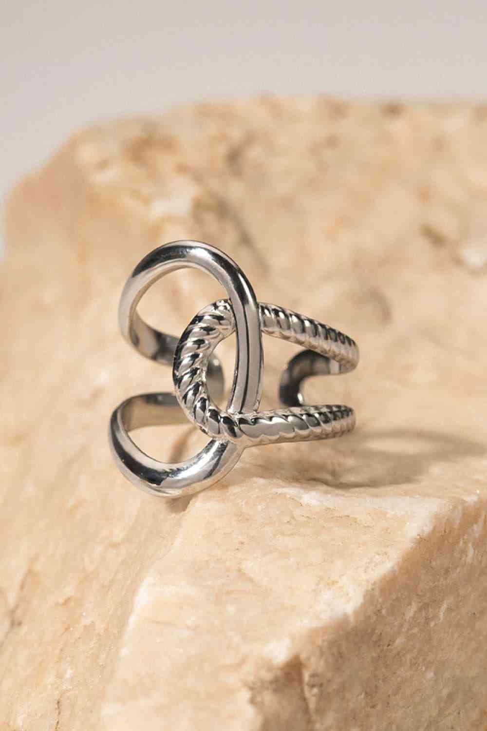 Modern Copper Open Ring - Ladyez