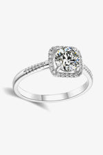 1 Carat Moissanite Zircon Ring - Ladyez